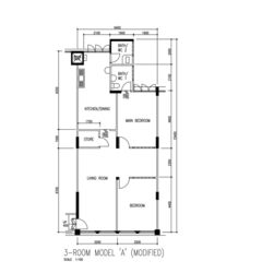 Blk 349 YUHUA PLACE (Jurong East), HDB 3 Rooms #580245941